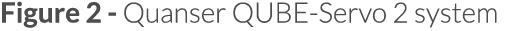 Figure 2 - Quanser QUBE-Servo 2 system